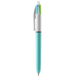 Pen BIC® 4 Colours Fashion kleur lichtblauw