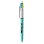 Pen BIC® 4 Colours Fashion kleur lichtblauw