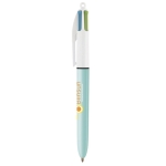 Pen BIC® 4 Colours Fashion kleur lichtblauw