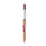 Bic pennen met glanzende afwerking bedrukken BIC® 4 Colors Shine kleur lichtroze