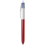 Gepersonaliseerde bic pennen 4 kleurig  BIC® 4 Colours Glacé kleur rood