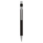 Moderne metalen blauwschrijvende pennen BIC® Metal Pro Soft kleur zwart