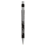 Moderne metalen blauwschrijvende pennen BIC® Metal Pro Soft kleur zwart