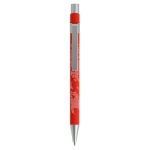 Moderne metalen blauwschrijvende pennen BIC® Metal Pro Soft kleur rood