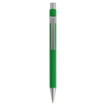 Moderne metalen blauwschrijvende pennen BIC® Metal Pro Soft kleur groen