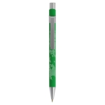 Moderne metalen blauwschrijvende pennen BIC® Metal Pro Soft kleur groen