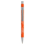 Moderne metalen blauwschrijvende pennen BIC® Metal Pro Soft kleur oranje