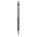 Pen BIC® Metal Pro Matt | Blauwe inkt kleur grijs