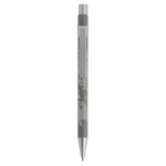 Pen BIC® Metal Pro Matt | Blauwe inkt kleur grijs