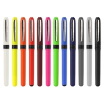 Pen BIC® Grip Roller | Zwarte inkt kleur wit