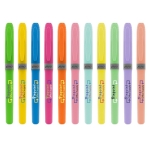 BIC® bedrukte markeerstiften in diverse kleuren Brite Liner® Grip kleur pastel groen