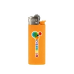 Goedkope custom aansteker bedrukken BIC® logo J25 Standard kleur oranje