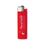 Gekleurde BIC-aanstekers bedrukken met logo BIC® J23 kleur rood