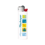 Gekleurde BIC-aanstekers bedrukken met logo BIC® J23 kleur wit