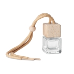 Autoluchtverfrisser met diffuser cadeau 5ml Fresh Air kleur hout