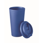 Dubbelwandige plastic koffiebeker bedrukken 475ml Large kleur blauw tweede weergave