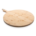 Ronde bamboe snij- en serveerplank Ø40cm Deluxe kleur hout