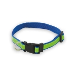 Reflecterende huisdierhalsband als reclamegeschenk DogFluor kleur blauw  negende weergave