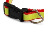 Reflecterende huisdierhalsband als reclamegeschenk DogFluor kleur rood tweede weergave