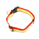 Reflecterende huisdierhalsband als reclamegeschenk DogFluor kleur rood derde weergave