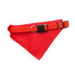 Halsband voor honden bedrukt met logo Colors kleur rood derde weergave