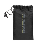 Fitness weerstandsbuis met tas met logo Resistent kleur zwart weergave met logo