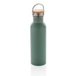 Enkelwandige stalen fles met deksel en handvat, 700 ml Clip Neck kleur groen