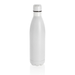 Grote stalen fles met thermosfunctie 750ml Lifestyle Premium kleur wit