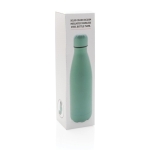 Grote stalen fles met thermosfunctie 750ml Lifestyle Premium kleur groen tweede weergave met doos