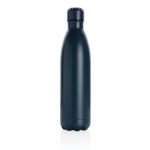 Grote stalen fles met thermosfunctie 750ml Lifestyle Premium kleur donkerblauw tweede weergave