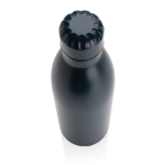 Grote stalen fles met thermosfunctie 750ml Lifestyle Premium kleur donkerblauw derde weergave