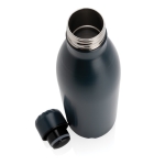 Grote stalen fles met thermosfunctie 750ml Lifestyle Premium kleur donkerblauw vierde weergave