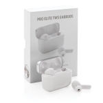 Premium Quality Two-Tone Box in-ear koptelefoon Pro Elite kleur wit weergave met doos