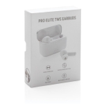 Premium Quality Two-Tone Box in-ear koptelefoon Pro Elite kleur wit tweede weergave met doos