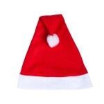 Klassieke kerstmuts met logo in diverse kleuren Santa Colors kleur rood  negende weergave