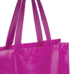 Non woven reistas met matte afwerking 110 g/m2 Holdall kleur fuchsia tweede weergave