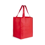 Grote non woven tassen in diverse kleuren 80 g/m2 Shopper kleur rood  negende weergave