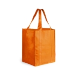 Grote non woven tassen in diverse kleuren 80 g/m2 Shopper kleur oranje  negende weergave