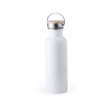 Retro stijl stalen fles in felle kleuren 800ml Inox Retro kleur wit  negende weergave