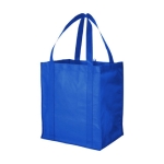 Gepersonaliseerde non woven stoffen tassen met logo 80 g/m2 Liberty kleur koningsblauw