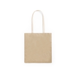 Papieren tas met katoenen handvatten 105 g/m2 Laminated Paper Shopper kleur beige eerste weergave