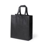 Resistente glanzende non woven tas 15 kg 110 g/m2 Stronger Glossy kleur zwart  negende weergave