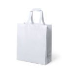 Resistente glanzende non woven tas 15 kg 110 g/m2 Stronger Glossy kleur wit  negende weergave