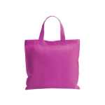 Non woven tas met korte gekleurde handvatten 80 g/m2 Bazaar Short kleur fuchsia  negende weergave