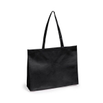 Non woven tas bedrukken met lange handvatten 80 g/m2 Fifth Avenue XL kleur zwart  negende weergave