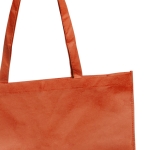 Non woven tas bedrukken met lange handvatten 80 g/m2 Fifth Avenue XL kleur oranje tweede weergave