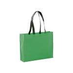 Non woven tas in felle kleur bestendig 9kg 100 g/m2 Black Handle kleur groen  negende weergave