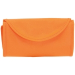 Non woven tassen met klittenbandsluiting 80 g/m2 Velcro kleur oranje