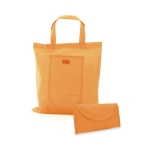 Non woven tassen met klittenbandsluiting 80 g/m2 Velcro kleur oranje zesde weergave