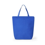 Gekleurde non woven tas met rits 90 g/m2 Zipper Colors kleur blauw  negende weergave